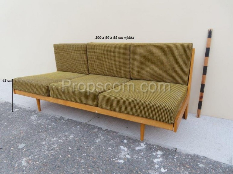 Green sofa