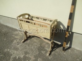 Wooden cradle