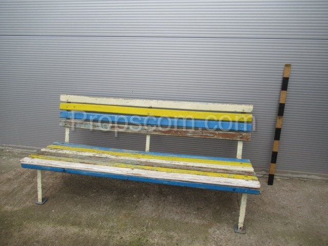 Bench wood metal