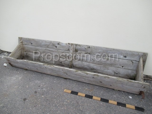 Wooden trough