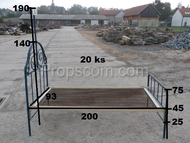 Wrought iron bed