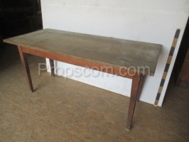 Wooden long table