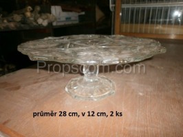 Glass tray