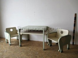 Children's table with chairs