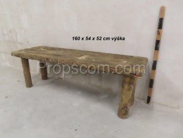 Wooden bench