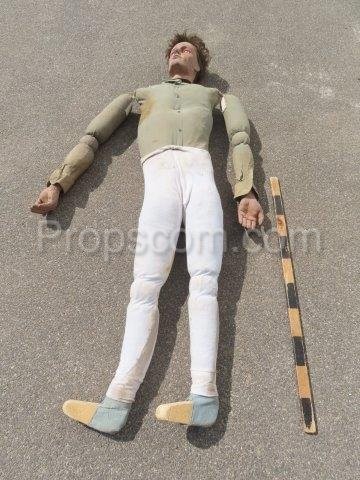 Dummies for action and war scenes