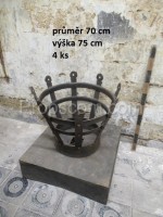 Forged portable baskets