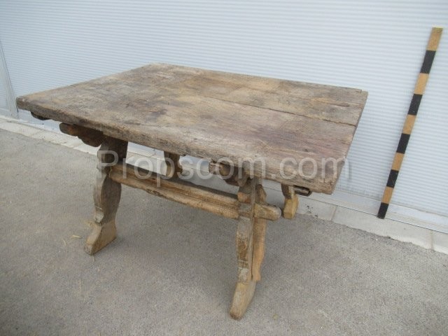 Solid farmhouse table 