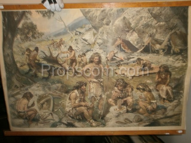 School poster - Prehistory