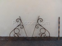 Wrought iron brackets