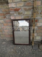 Mirror in a wooden frame