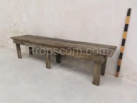 Wooden bench