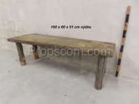 Wooden bench