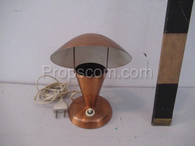 Table lamp copper mushroom