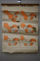 School poster - Foot bandage