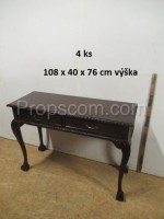 Wooden narrow table