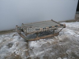 Wooden cargo sledges