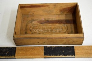 Box with calligraphic supplies