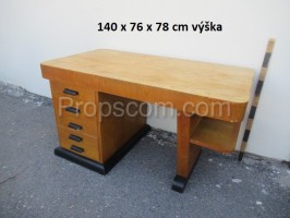 Light wood desk