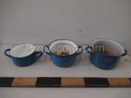 Enamel pots