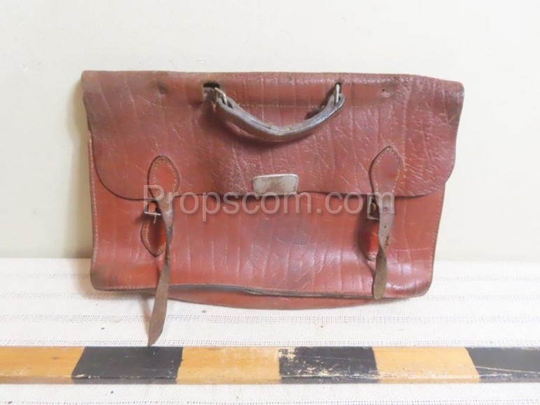 Leather briefcase