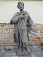 Statue of a man with a book