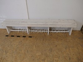 White long bench