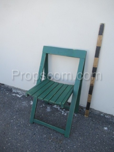 Wooden folding chair