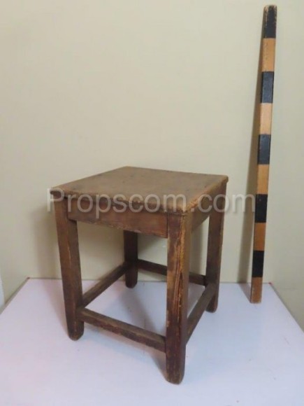 Round wooden chair