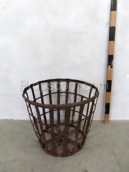 Wrought iron basket