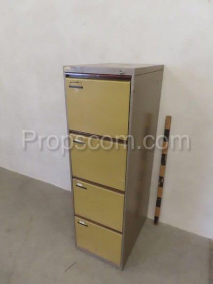 Metal filing cabinet