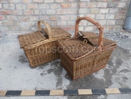 Wicker picnic baskets
