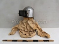 Protective helmets with suits