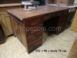 Dark wooden desk