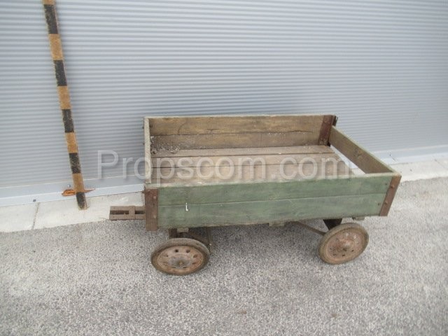 wooden cart