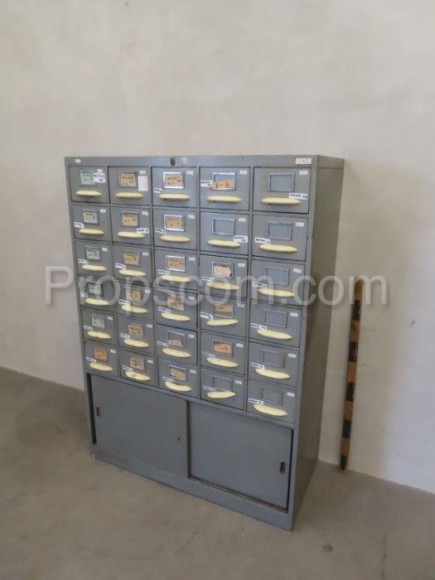 Metal filing cabinet