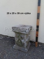 Pedestal under a flowerpot