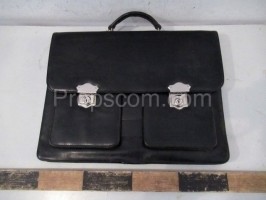 Leather briefcase