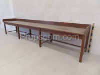 Wooden long table