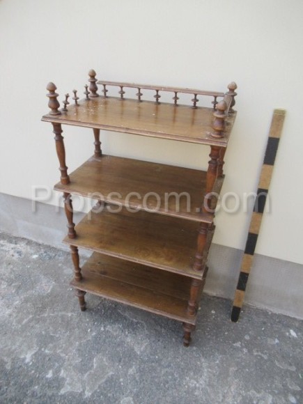 Small wooden bookshelf