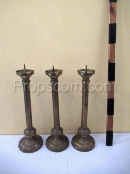 Brass candlesticks