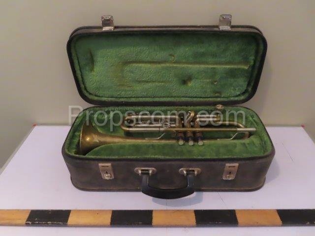 Trumpet with case