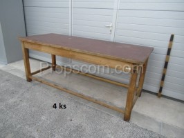 Holz langer Tisch