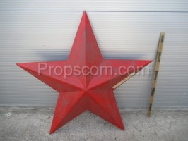 Red five-pointed star