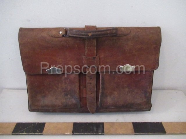 Leather briefcase