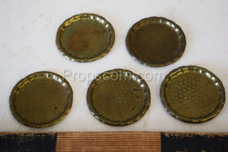 Brass coasters