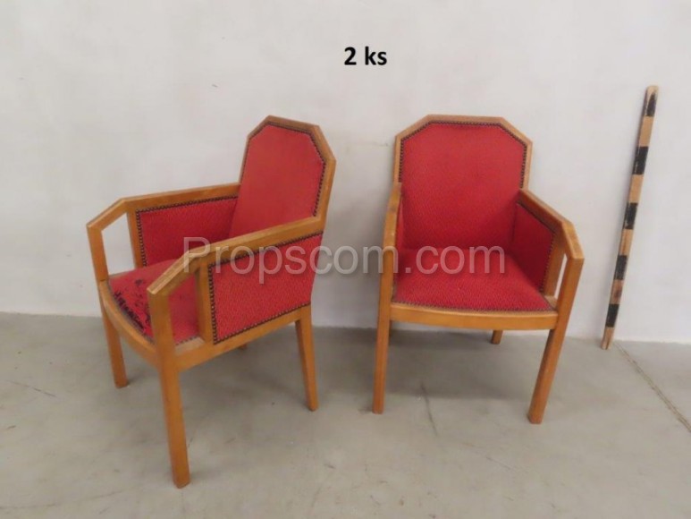 Padded armchairs