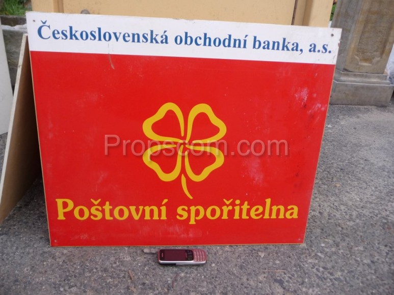 Information signs: Poštovní spořitelna