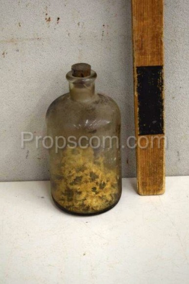Bottle with flowers