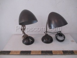 Table lamp plastic sheet metal